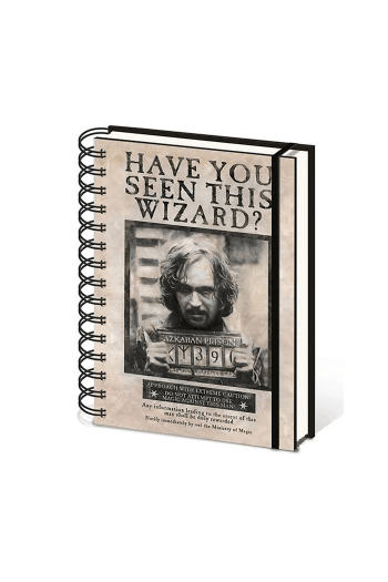 Pyramid Harry Potter (Wanted Sirius Black) A5 Notebook - slika proizvoda