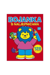 Bojanka s naljepnicama - lav - naslovnica