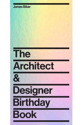 The Architect and Designer Birthday Book - naslovnica