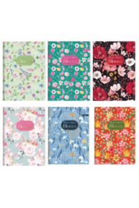 Bilježnica Ilijanum Bloom A4 70gr 52L 3D Gold foil crte 40031