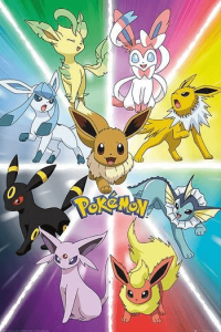 Pokemon -Eevee Evolution - Poster (91.5X61) - slika proizvoda