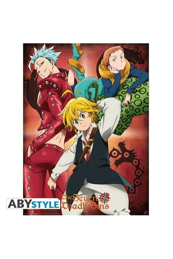 The Seven Deadly Sins - Poster Ban, King & Meliodas 52X38 - slika proizvoda