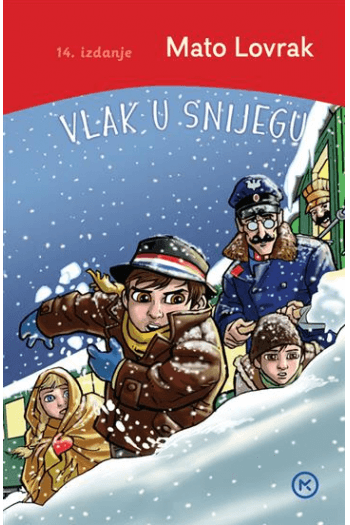 Vlak u snijegu - naslovnica