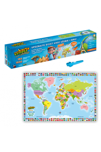 Igr: Društvena Igra Karta Svijeta - Mymap World Tour - slika proizvoda