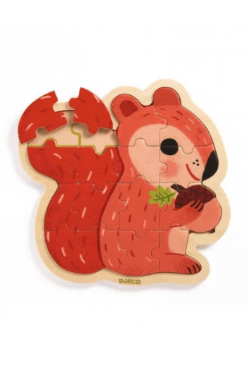 Drvene puzzle - Vjeverica - slika proizvoda