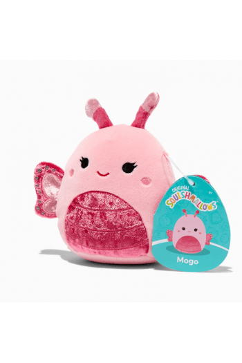 SQU: SQUishmallows 30cm - Mogo - Svijetlo Roza Baršunasti Leptir S Roza Trbuščićem - slika proizvoda
