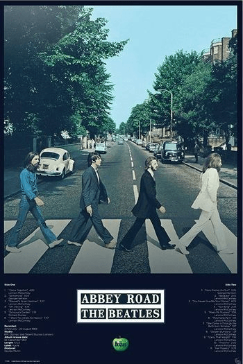 The Beatles - Poster Abbey Road Tracks (91.5X61) - slika proizvoda