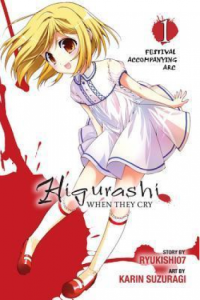 Higurashi When They Cry: Festival Accompanying Arc, Vol. 1 (Manga) - naslovnica