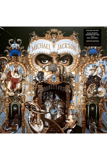 Michael Jackson - Dangerous (ltd.edition red and black swirl vinyl) LP - omot