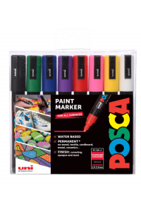 Uni pak marker Posca pc-1mr osnovne boje 8/1 - slika proizvoda