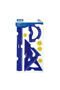 Geometrijski set veliki MILAN flex.resistant plavi bls P24/96 - slika proizvoda