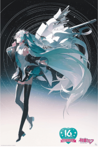 Hatsune Miku - Poster Maxi 91.5X61 - Happy 16Th Birthday Miku - slika proizvoda