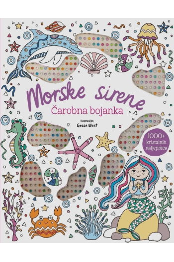 Čarobna bojanka - Morske sirene - naslovnica