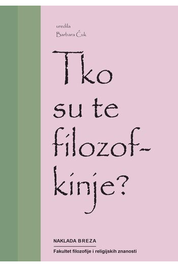 Tko su te filozofkinje - naslovnica