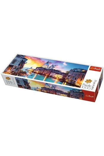 Trefl Puzzle 1000 kom. panorama, Canal Grande, Venecija - slika proizvoda