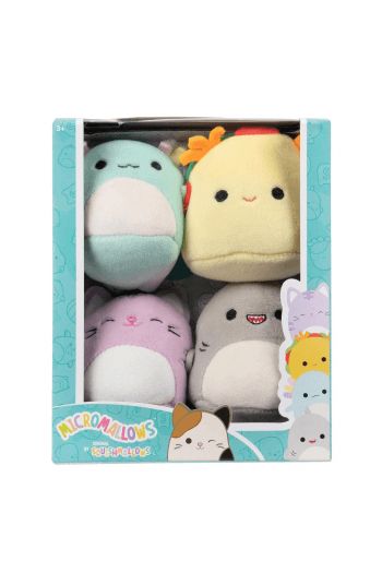 Squishmallows Micromallows 6Cm - 4Pk (Gordon, Tex, Tabitha, Irina) - slika proizvoda