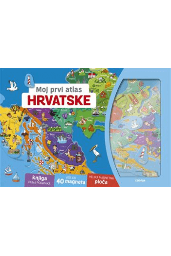 Moj prvi atlas Hrvatske, magnetna kurija - naslovnica