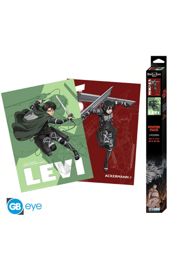 Attack On Titan – Set 2 Chibi Posters – Set 1 (52X38) X4 poklon proizvod