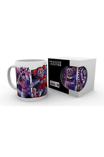 Five Nights At Freddy S - Mug - 320 Ml - Sisters  - Subli - Box - slika proizvoda