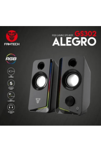 Zvučnik gaming Fantech Bluetooth + 3.5 mm + USB Alegro GS302 RGB crni - slika proizvoda