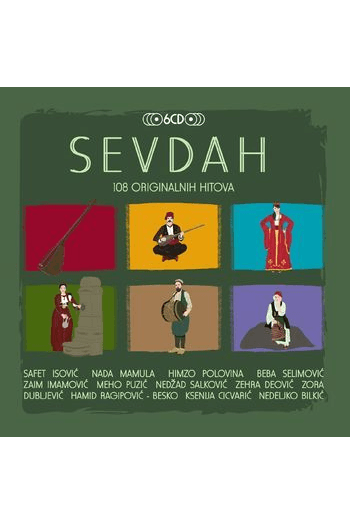 Razni izviđači - Sevdah - 108 originalnih hitova CD - omot