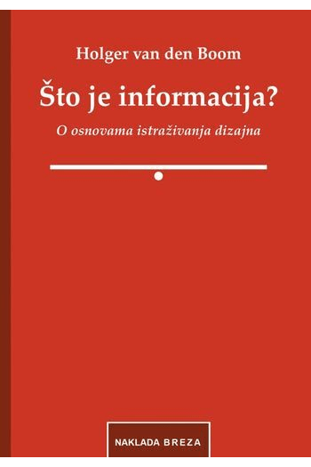 Što je informacija? - naslovnica