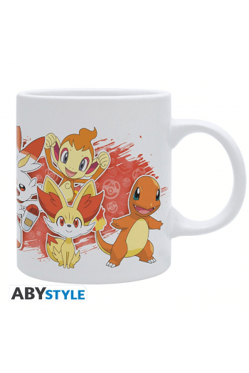 Pokemon - Mug - 320 Ml - Fire Starters White - Subli - Box - slika proizvoda