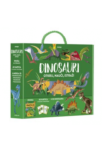 Dinosauri - otkrij, nauči, istraži - naslovnica