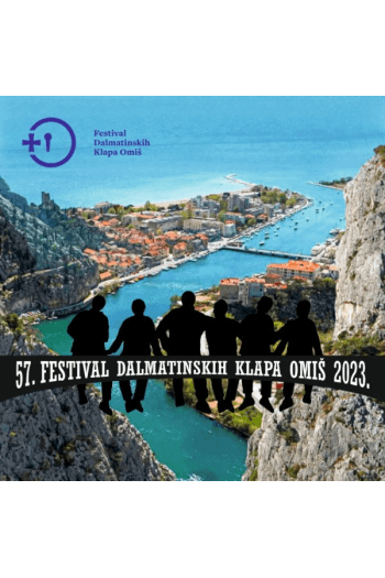 Razni izvođači - 57. Festival Dalmatinskih klapa Omiš 2023 CD - omot