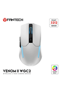 Miš gaming bežični Fantech 2400 DPI Venom II WGC2 Space edition bijeli - slika proizvoda