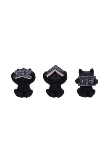 Nemesis Now Three Wise Spell Cats 8,5cm - slika proizvoda