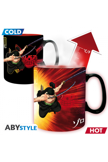 One Piece - Mug Heat Change - 460ml - Zoro & Sanji - Cardboard - slika proizvoda