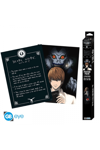 Death Note - Set 2 Chibi Posters - Light & Death Note (52X38) X4 - slika proizvoda