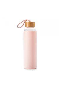Maneki Neko Drinking Bottle - glass bottle - pink - slika proizvoda