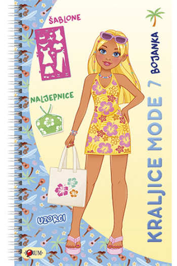 Bojanka Kraljice mode 7 (Slikovnica) - naslovnica