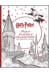 Harry Potter Magical Places and Characters Colouring Book - naslovnica