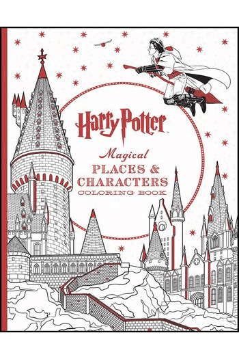 Harry Potter Magical Places and Characters Colouring Book - naslovnica