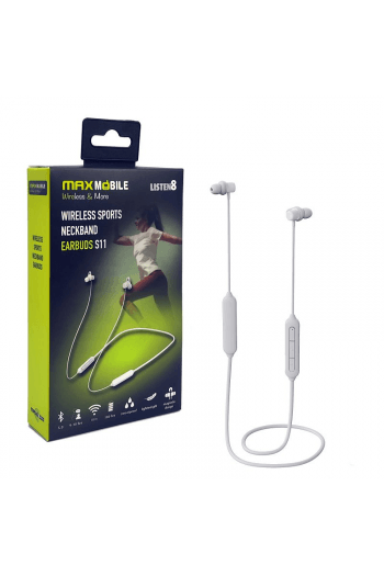 Maxmobile slušalice Bluetooth S11 stereo bijela - slika proizvoda
