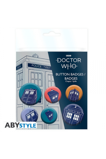 Doctor Who – Badge Pack – The Tardis - slika proizvoda