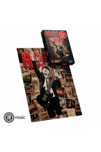 AC/DC - Jigsaw Puzzle 1000 Pieces - Angus Collage - slika proizvoda