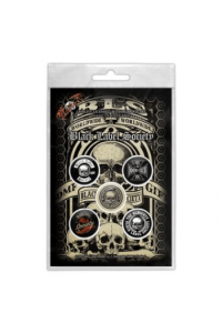 Black Label Society - Worldwide bedževi set