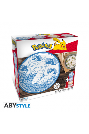POKEMON - Set of 4 Plates - Japanese Style - slika proizvoda