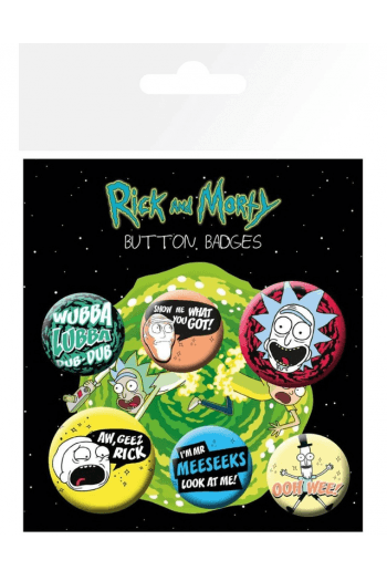 Rick And Morty - Badge Pack - Mix - slika proizvoda