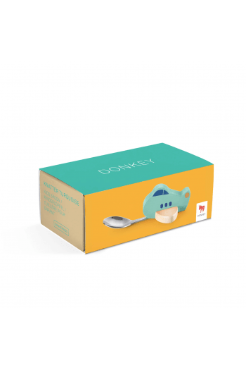 Kids Spoon - Knatter - airplane - turquoise - slika proizvoda