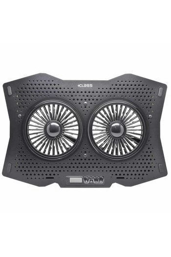 Stalak s hlađenjem za laptop +class DCX-AA4 10-18 inch 2 ventilatora - slika proizvoda