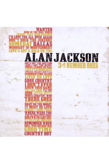 Alan Jackson - 34 Number Ones 1989–2010 CD - omot