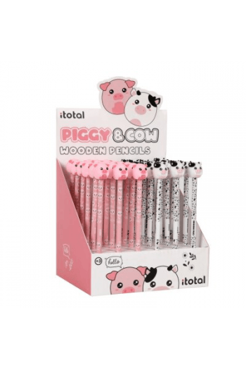 Olovka grafitna iTotal Cute animals svinjica+kravica - slika proizvoda