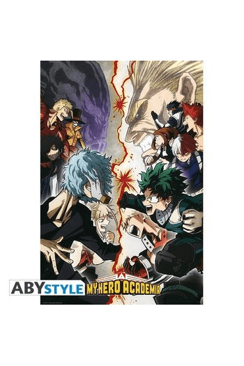My Hero Academia Poster Heroes Vs. Villains (91.5x61cm) - slika proizvoda