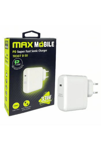 Maxmobile kućni punjač PD super fast sonic charge type C TR-307 33W - slika proizvoda