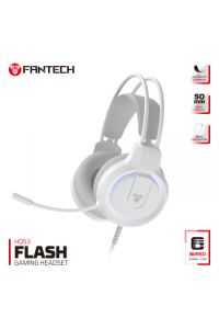 Slušalice žične gaming Fantech 3.5mm+ mikrofon Flash HQ53 bijele - slika proizvoda